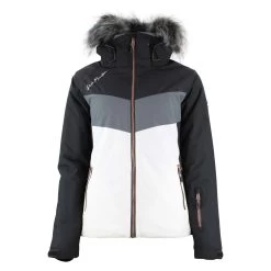 Blouson De Ski Femme AFIDOL Noir/gris