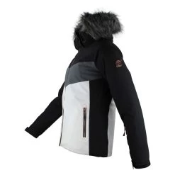 Blouson De Ski Femme AFIDOL Noir/gris -Vêtements d'hiver - maintenant ! AFIDOL HE NR NOIR GRIS PROFIL 1500