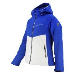 Blouson De Ski Softshell Femme AFOLIR Blanc/bleu -Vêtements d'hiver - maintenant ! AFOLIR UL BLEU PROFIL1500