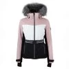Blouson De Ski Femme ALMENIRA Rose/blanc/noir