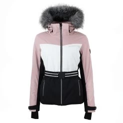 Blouson De Ski Femme ALMENIRA Rose/blanc/noir