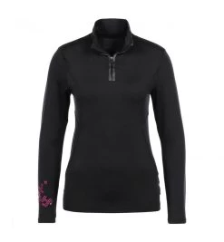 Top Technique Femme ANELI Noir/fuchsia