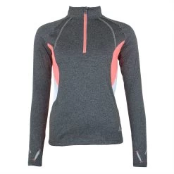 Top Technique Femme ANKORA Gris/corail