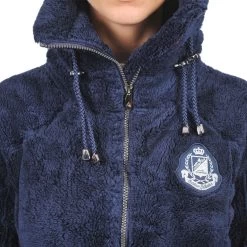 Blouson Polaire Femme ASANA Violet -Vêtements d'hiver - maintenant ! BLO ASANA NK B MARINE DETAIL 1