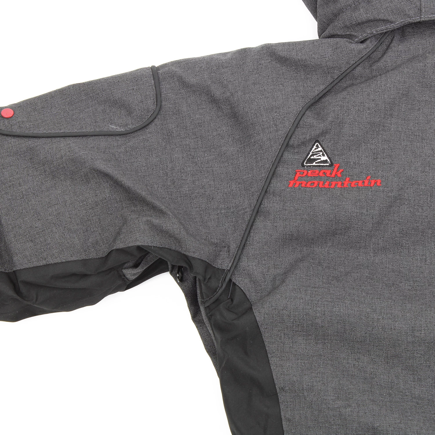 Blouson De Ski ECAMATE38 Anthracite Chiné 4 Blouson De Ski ECAMATE38 Anthracite Chiné – Image 4