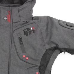 Blouson De Ski ECAMATE38 Anthracite Chiné 9 Blouson De Ski ECAMATE38 Anthracite Chiné -Vêtements d'hiver - maintenant ! Blouson ECAMATE anthracite details 2