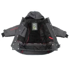 Blouson De Ski ECAMATE38 Anthracite Chiné 7 Blouson De Ski ECAMATE38 Anthracite Chiné -Vêtements d'hiver - maintenant ! Blouson ECAMATE anthracite ouvert