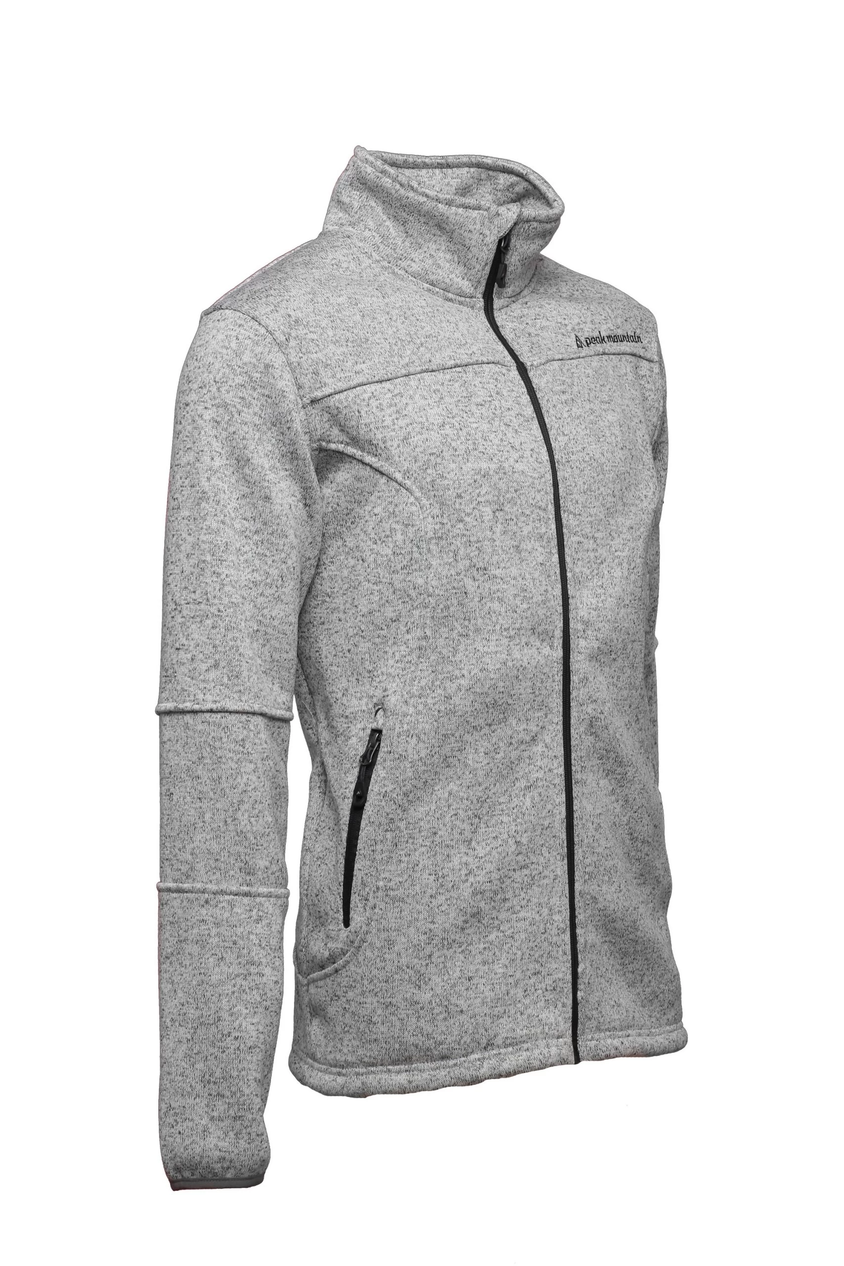 Blouson/Sweat Polarshell ECEMAILLO1014 Gris 3 Blouson/Sweat Polarshell ECEMAILLO1014 Gris – Image 3