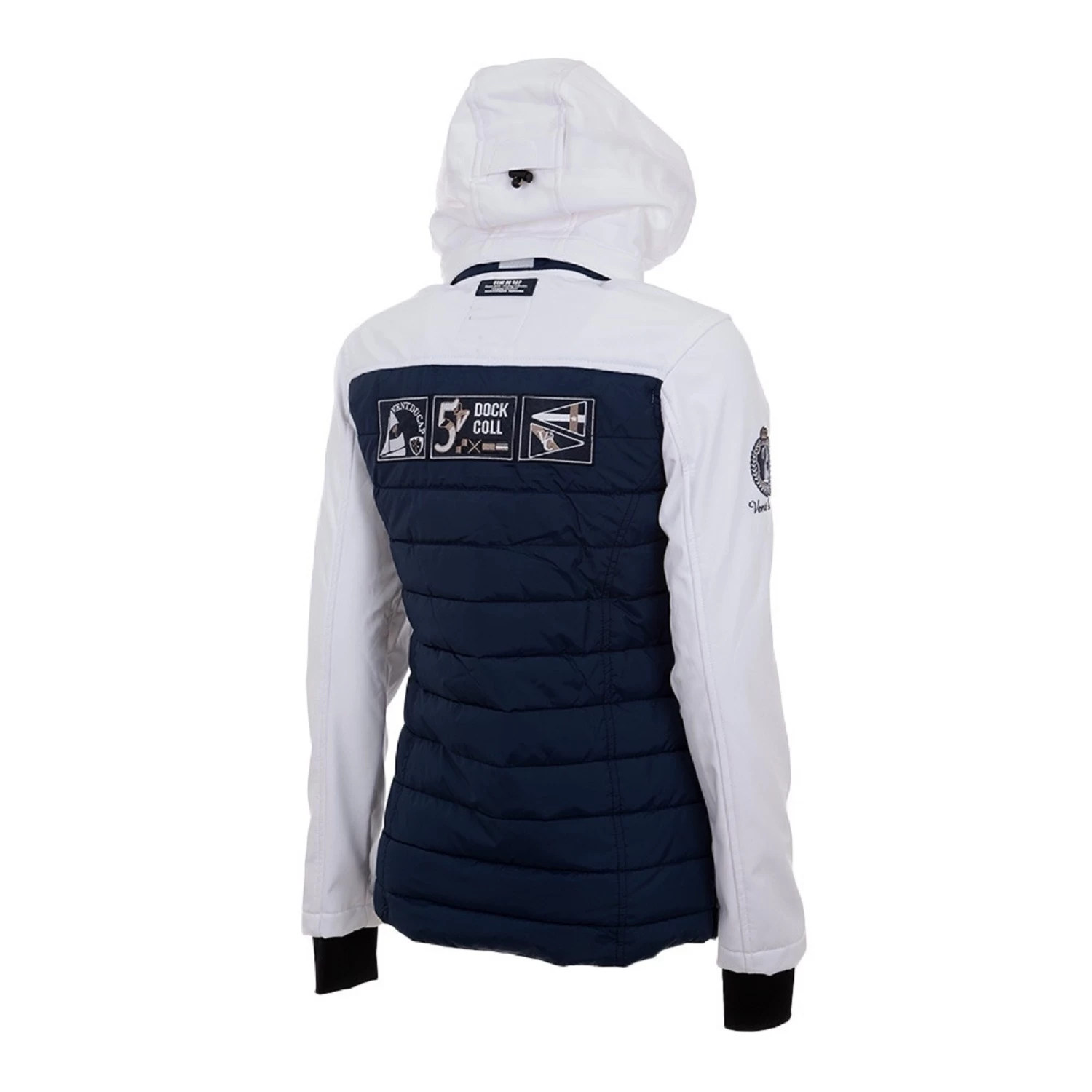 Blouson Softshell Femme ANDREI Marine/blanc 2 Blouson Softshell Femme ANDREI Marine/blanc – Image 2