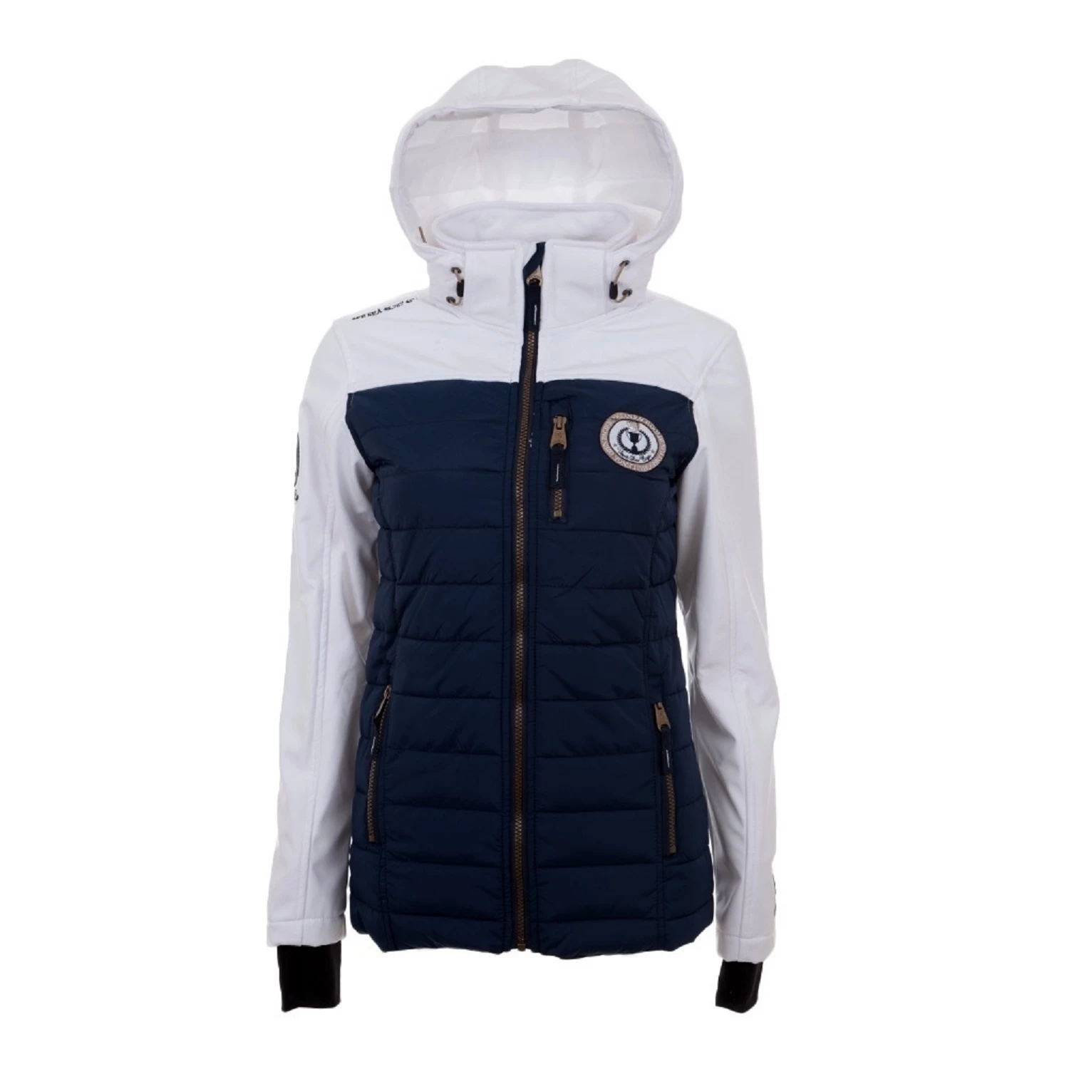 Blouson Softshell Femme ANDREI Marine/blanc 3 Blouson Softshell Femme ANDREI Marine/blanc – Image 3