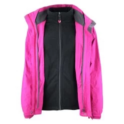 Blouson De Ski 3 En 1 Femme ACIONO Fuchsia -Vêtements d'hiver - maintenant ! Blouson de ski 3 en 1 Femme ACIONO fushia BLO ACIONO 4
