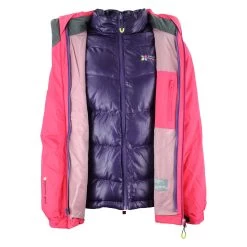 Blouson De Ski 3 En 1 Femme ACIXI Fushia -Vêtements d'hiver - maintenant ! Blouson de ski 3 en 1 Femme ACIXI fushia BLO ACIXI