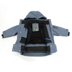 Blouson De Ski ECAMATE1016 Bleu Chiné -Vêtements d'hiver - maintenant ! Blouson de ski ECAMATE bleu details 1