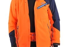 Blouson De Ski Homme CALIS Orange -Vêtements d'hiver - maintenant ! Blouson de ski Homme CALIS orange Peak Mountain 4