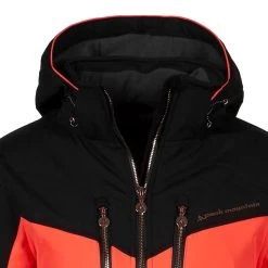 Blouson Softshell Femme AFLIGHT Noir/corail 7 Blouson Softshell Femme AFLIGHT Noir/corail -Vêtements d'hiver - maintenant ! Blouson de ski femme AFLIGHT noir corail BLO AFLIGHT XG 1