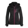 Blouson Softshell Femme ANNE Noir/fuchsia