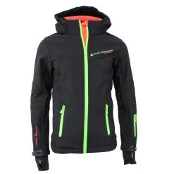 Blouson Softshell GAMALA Noir/anis