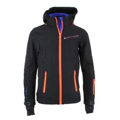 Blouson Softshell GAMALA Noir/corail