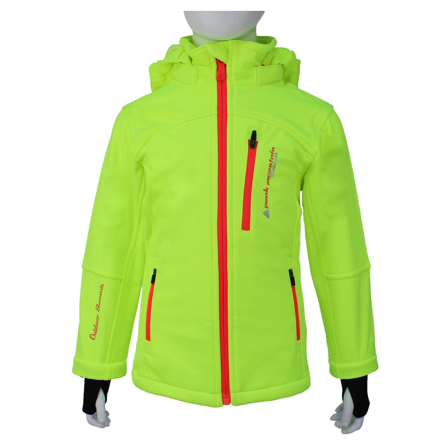 Blouson De Ski Softshell GANNE Jaune 1 Blouson De Ski Softshell GANNE Jaune
