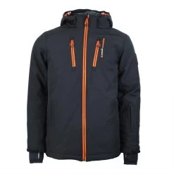 Blouson De Ski Homme CANADI Noir/orange