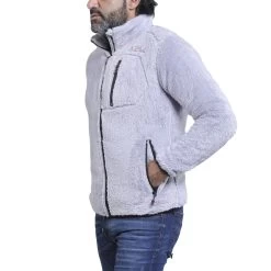 Blouson Polaire Homme CARIAN Gris -Vêtements d'hiver - maintenant ! Blouson polaire Homme CARIAN gris Peak Mountain 2