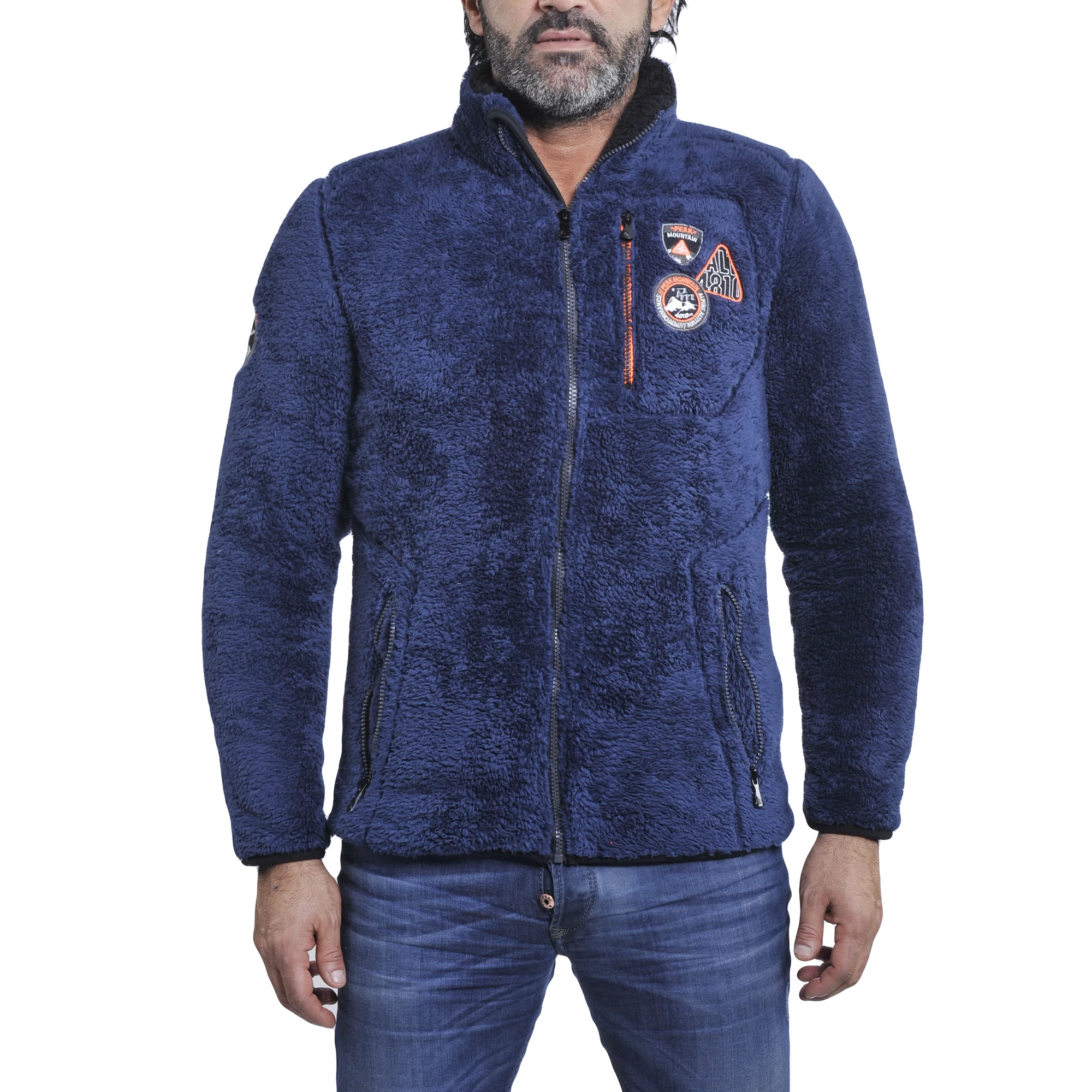 Blouson Polaire Homme CAVIAN Marine 1 Blouson Polaire Homme CAVIAN Marine