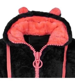 Blouson Polaire Femme ARELI Noir -Vêtements d'hiver - maintenant ! Blouson polaire femme ARELE noir Degre Celsius 3 1