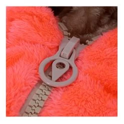 Blouson Polaire Fille FARELI Corail -Vêtements d'hiver - maintenant ! Blouson polaire fille FARELI corail Degre Celsius 2