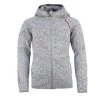 Blouson Polaire à Capuche GATORA Gris Clair
