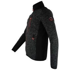 Blouson Polaire Homme CEVIRA Noir -Vêtements d'hiver - maintenant ! Blouson polaire full zip Homme CEVIRA noir Peak Mountain 1