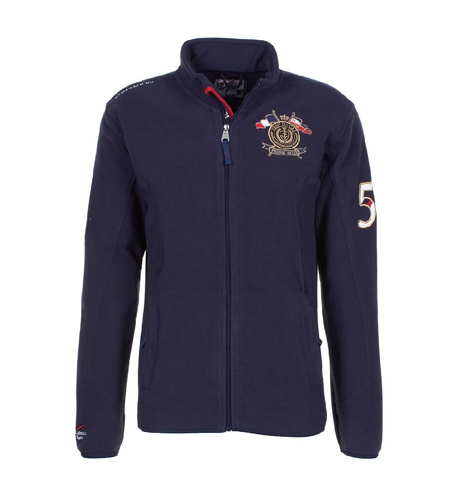 Blouson Polaire Homme CAUBIN Marine 1 Blouson Polaire Homme CAUBIN Marine