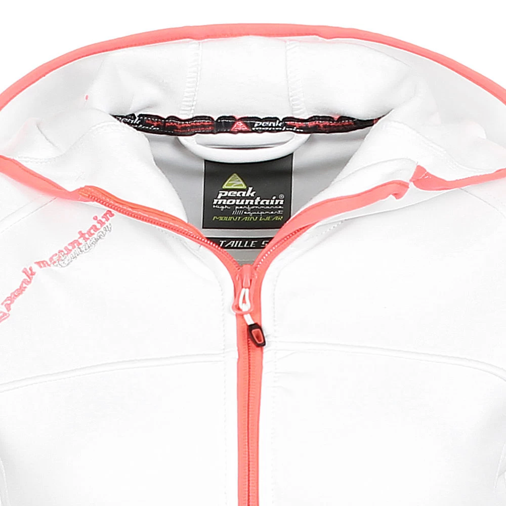 Blouson Polarshell Femme ACAMPUS Blanc 3 Blouson Polarshell Femme ACAMPUS Blanc – Image 3