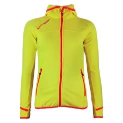 Blouson Polarshell Femme ACAMPUS Jaune