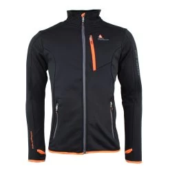 Blouson Polar Shell CLIMATE Noir/orange