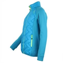 Blouson Polarshell Femme ACER Turquoise -Vêtements d'hiver - maintenant ! Blouson polarshell Femme ACER turquoise Peak Mountain 2