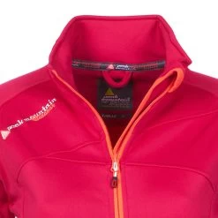 Blouson Polarshell Femme ACLIMATE Fuchsia -Vêtements d'hiver - maintenant ! Blouson polarshell Femme ACLIMATE fuchsia Peak Mountain 3
