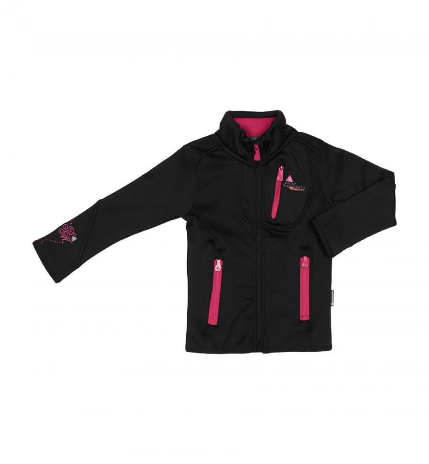 Blouson Polarshell Fille FAYNUR Noir 1 Blouson Polarshell Fille FAYNUR Noir