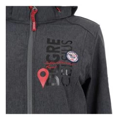 Blouson Softshell Femme ACALMI Gris -Vêtements d'hiver - maintenant ! Blouson softshell ACALMI gris BLO ACALMI2