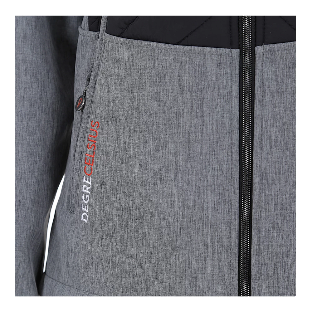 Blouson Softshell Femme ANDER Gris Chiné 3 Blouson Softshell Femme ANDER Gris Chiné – Image 3