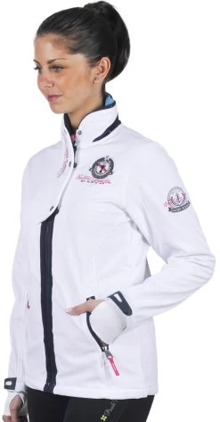 Blouson Softshell GADJI Blanc -Vêtements d'hiver - maintenant ! Blouson softshell GADJI blanc BLO GADJI