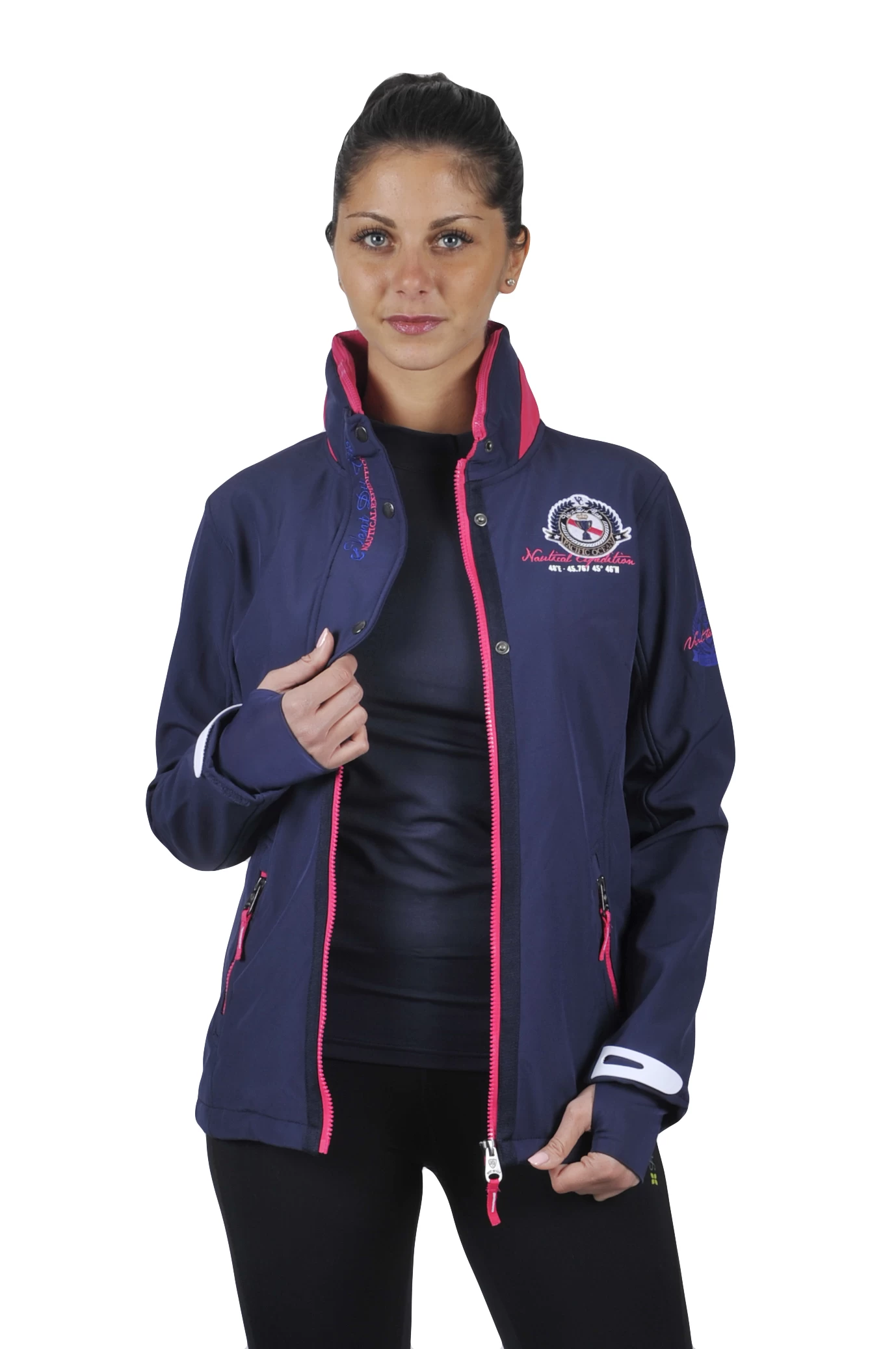 Blouson Softshell GADJI Bleu 4 Blouson Softshell GADJI Bleu – Image 4