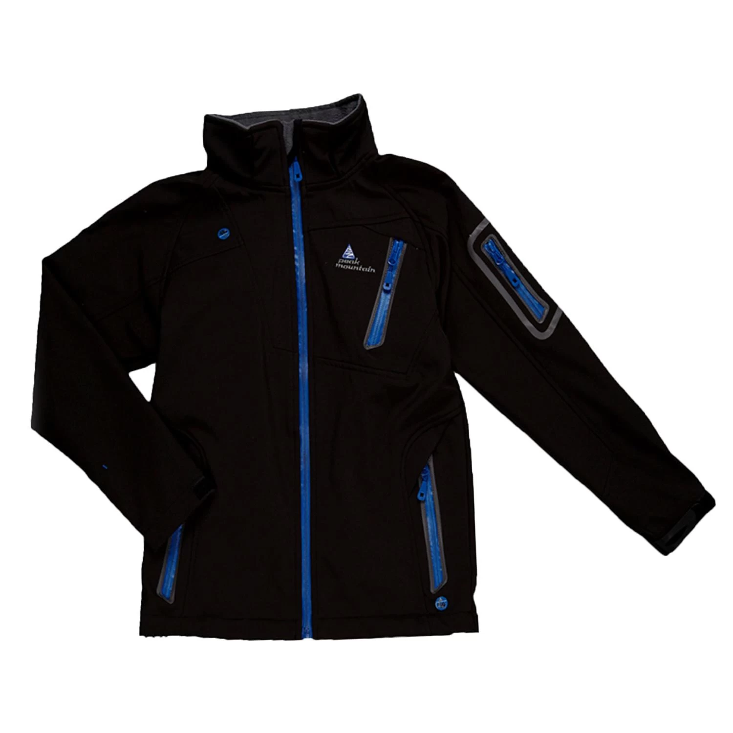 Blouson Softshell Garçon ECOLOK1016 Noir 3 Blouson Softshell Garçon ECOLOK1016 Noir – Image 3