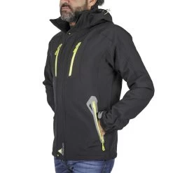 Blouson Softshell Homme CILO Noir 5 Blouson Softshell Homme CILO Noir -Vêtements d'hiver - maintenant ! Blouson softshell Homme CILO noir Peak Mountain 2