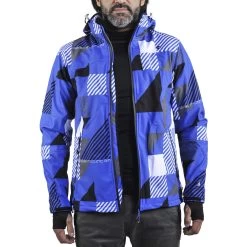 Blouson Softshell Homme COVER Bleu