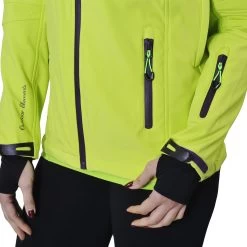 Blouson Softshell Femme AMALA Anis -Vêtements d'hiver - maintenant ! Blouson softshell femme AMALA anis Peak Mountain 3