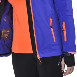 Blouson Softshell Femme AMALA Bleu -Vêtements d'hiver - maintenant ! Blouson softshell femme AMALA bleu Peak Mountain 4