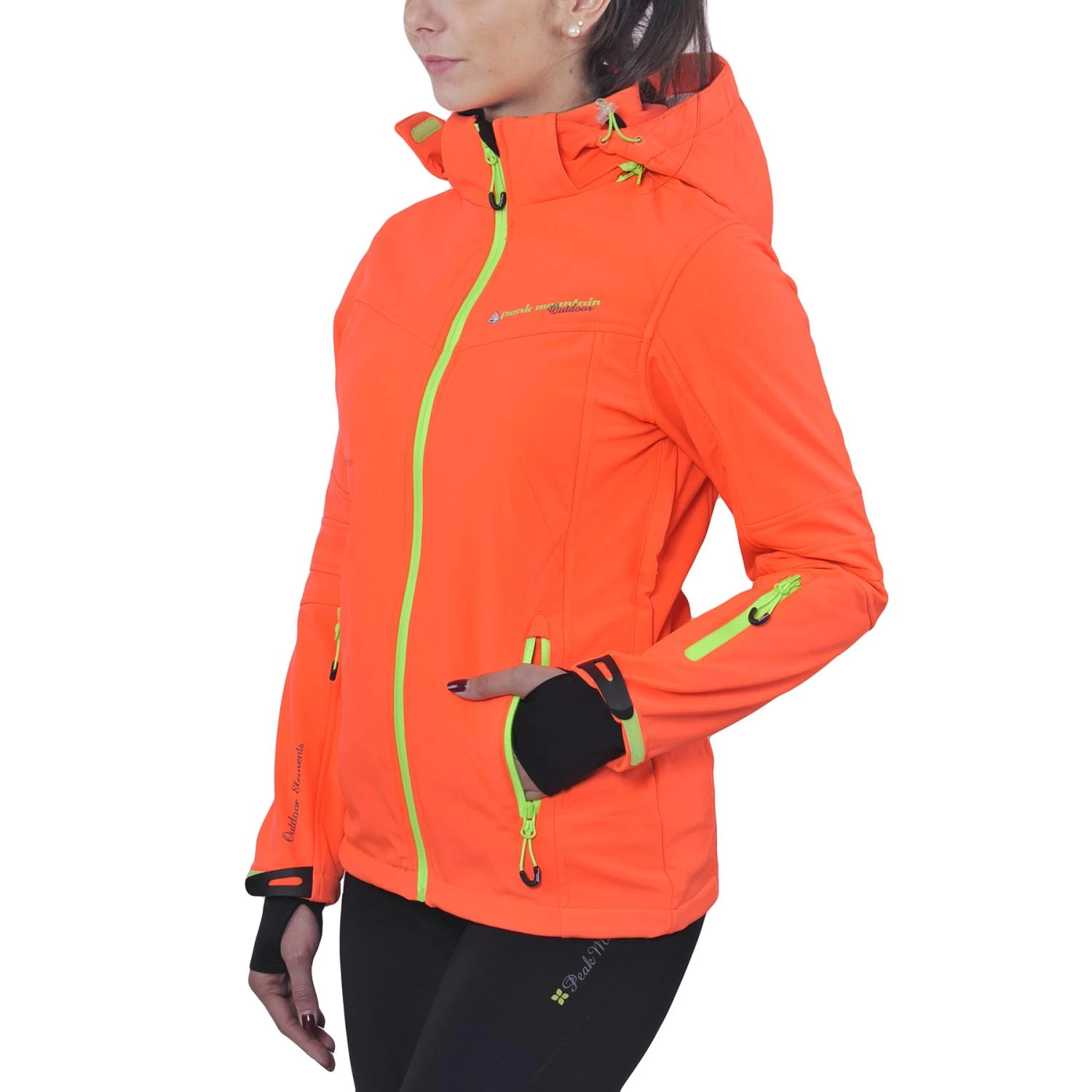 Blouson Softshell Femme AMALA Corail 3 Blouson Softshell Femme AMALA Corail – Image 3