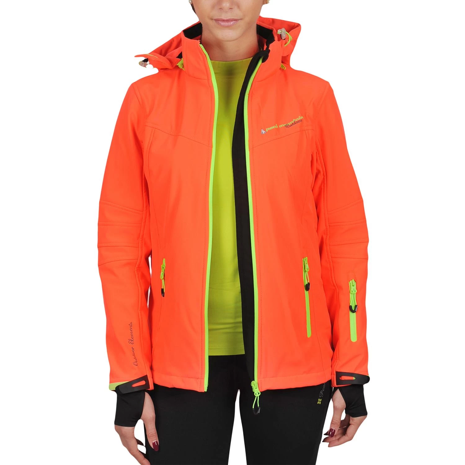 Blouson Softshell Femme AMALA Corail 4 Blouson Softshell Femme AMALA Corail – Image 4