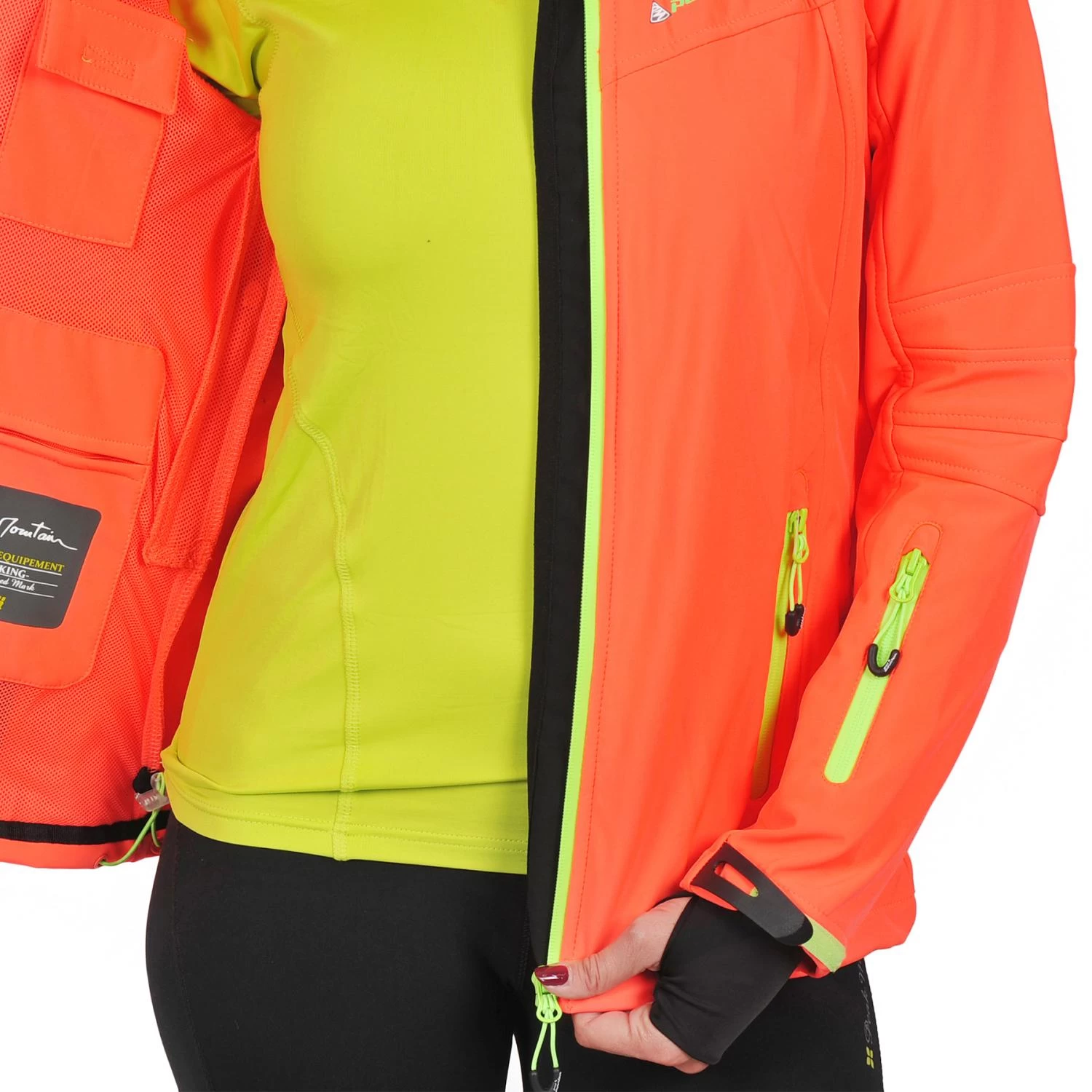 Blouson Softshell Femme AMALA Corail 5 Blouson Softshell Femme AMALA Corail – Image 5