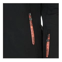 Blouson Softshell Femme AMALON Noir/corail -Vêtements d'hiver - maintenant ! Blouson softshell femme AMALON noir corail Degre Celsius 3